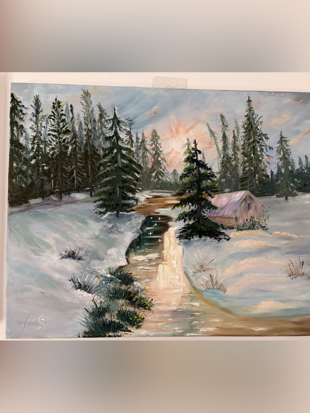 Winter Landscape Canvas Art